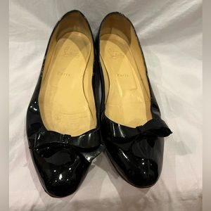Christian Louboutin
Red-Sole Bow Flat, Black